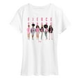 thumbnail image 1 of Barbie - Fierce Strong Female - Power Pose - Women's Short Sleeve Graphic T-Shirt, 1 of 4