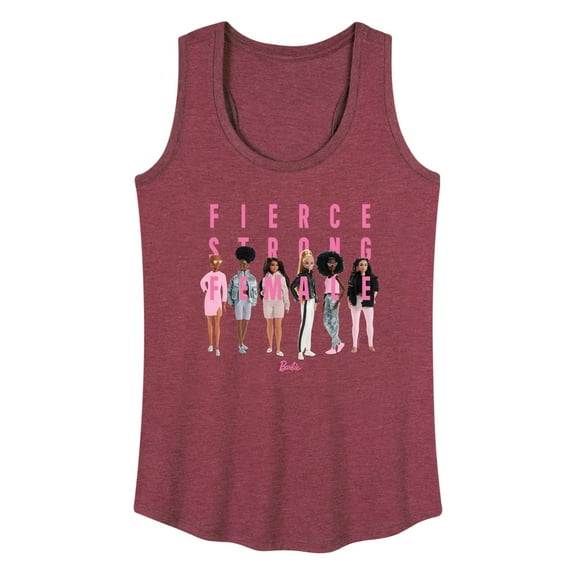 Barbie - Fierce, Strong, & Female - Women's Racerback Tank Top