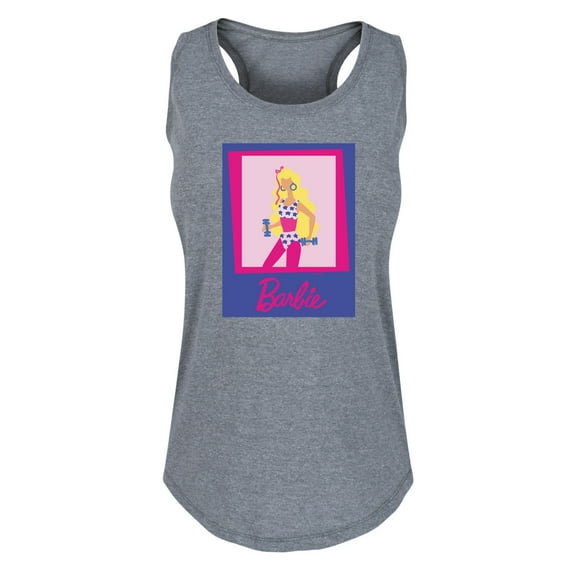 Barbie - Fitness Barbie - Working Out - Women's Racerback Tank Top