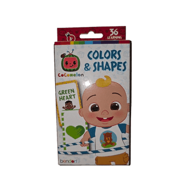 CoComelon Learning Game Cards, Colors & Shapes, 36 Cards