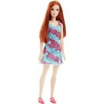 Barbie Floral Fashion Blue Dress Doll - Walmart.com