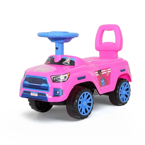 Barbie Foot to Floor Ride on Vehicle for Girls with Interactive Features