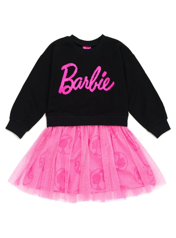 Barbie French Terry Dress Toddler to Big Kid