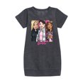 thumbnail image 1 of Barbie - Friends Going Out - Toddler And Youth Girls Fleece Dress, 1 of 3