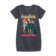 thumbnail image 1 of Barbie - Friends Make The Season Bright - Toddler And Youth Girls Fleece Dress, 1 of 4