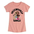 thumbnail image 1 of Barbie - Friendship Goals - Toddler And Youth Girls Short Sleeve Graphic T-Shirt, 1 of 5