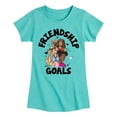 thumbnail image 1 of Barbie - Friendship Goals - Toddler And Youth Girls Short Sleeve Graphic T-Shirt, 1 of 5