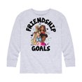 thumbnail image 1 of Barbie - Friendship Goals - Toddler And Youth Long Sleeve Graphic T-Shirt, 1 of 5