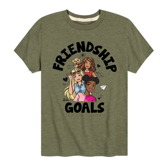 Barbie - Friendship Goals - Toddler And Youth Short Sleeve Graphic T-Shirt