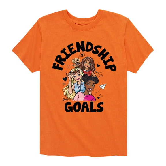 Barbie - Friendship Goals - Toddler And Youth Short Sleeve Graphic T-Shirt