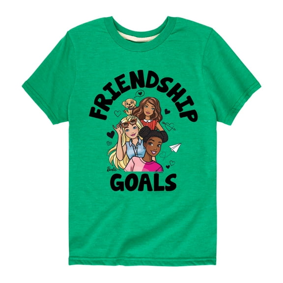 Barbie - Friendship Goals - Toddler And Youth Short Sleeve Graphic T-Shirt