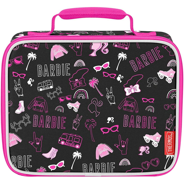 Barbie Lunch Box for Girls Bundle ~ 5 Pc Insulated Lunch Bag Stickers, Doll  Accessory, Water Bottle, More School Supplies : : Toys