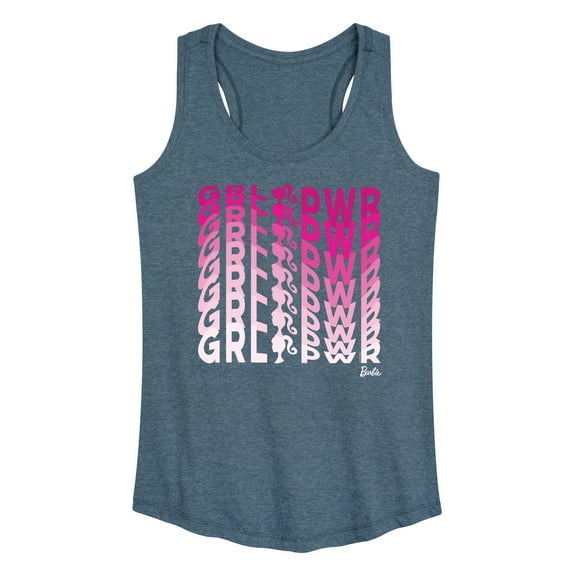 Barbie - Girl Power - Retro Style - Women's Racerback Tank Top
