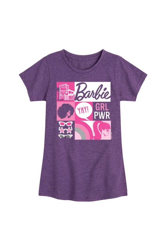 - Girl Power - Toddler And Youth Girls Short Sleeve Graphic T-Shirt
