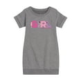thumbnail image 1 of Barbie - Girl Strong, Kind, Brave, Bold, and Fearless - Toddler And Youth Girls Fleece Dress, 1 of 1