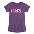 thumbnail image 1 of Barbie - Girl Strong, Kind, Brave, Bold, and Fearless - Toddler And Youth Girls Raglan Graphic T-Shirt, 1 of 4