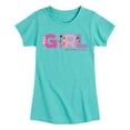 thumbnail image 1 of Barbie - Girl Strong, Kind, Brave, Bold, and Fearless - Toddler And Youth Girls Raglan Graphic T-Shirt, 1 of 4
