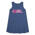 thumbnail image 1 of Barbie - Girl Strong, Kind, Brave, Bold, and Fearless - Toddler and Youth Girls A-line Dress, 1 of 4