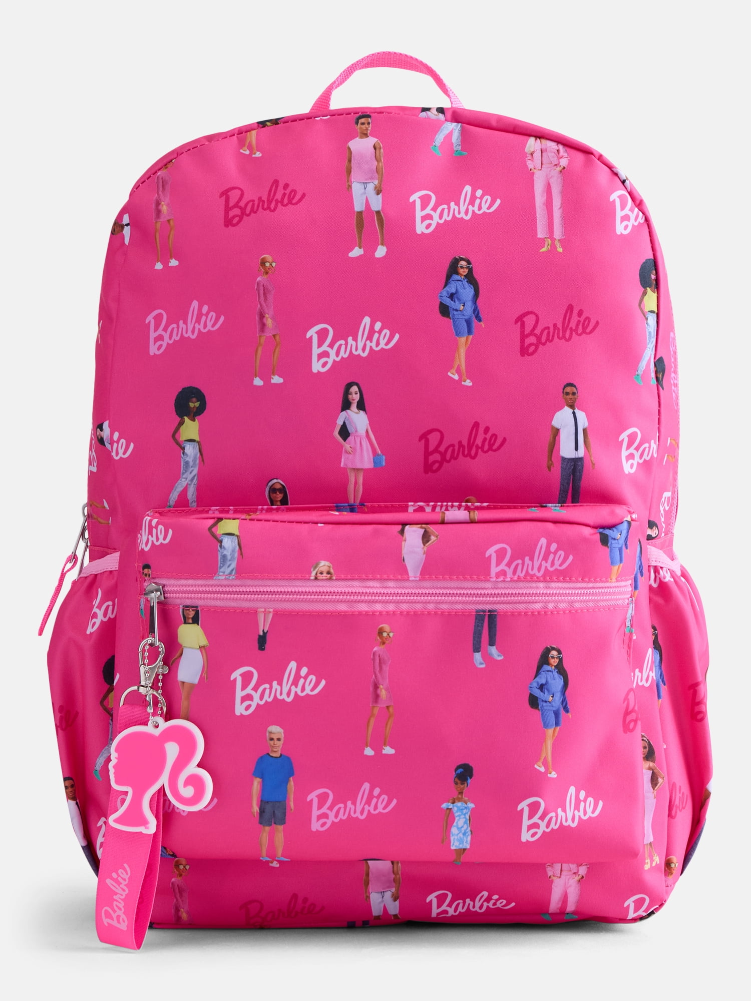 Barbie Kids' 17" Fun Day Print Laptop Backpack, Pink