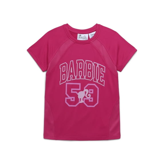 Barbie Girl's Active Graphic Tee, Sizes 4-16