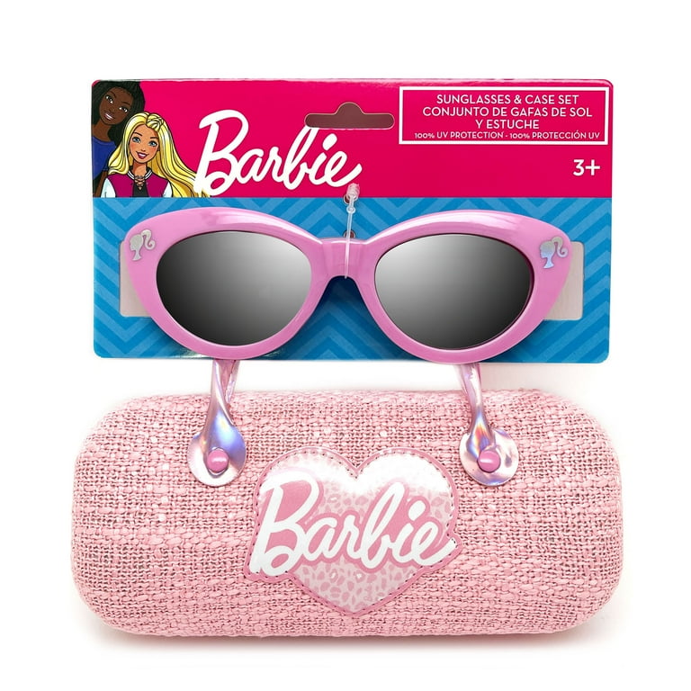 Barbie Girl s Fashion Sunglasses with Handled Carrying Case