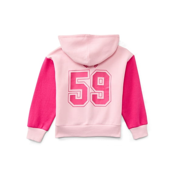 Barbie Girls Graphic Full Zip Hooded Sweatshirt, Sizes 4-16