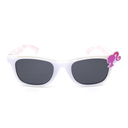 Barbie Girl's White Fashion Sunglasses with Barbie Icon