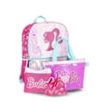 thumbnail image 1 of Barbie Girls 17" Sequin Backpack, Lunch Box, Coin Pouch, and Tote Set, 4-Piece, Pink, 1 of 4