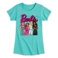 thumbnail image 1 of Barbie - Girls All Together - Toddler And Youth Girls Raglan Graphic T-Shirt, 1 of 4