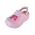 thumbnail image 1 of Barbie Girls' Faux-Fur Lined Sparkle Clogs Color: light pink Size: 9 - 12 months, 1 of 8