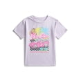 thumbnail image 1 of Barbie Girls Dream Driver Graphic T-Shirt with Short Sleeves, Sizes 4-16, 1 of 7