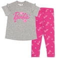 thumbnail image 1 of Barbie Girls Short Sleeve T-Shirt & Leggings Set, Short Sleeve Tee and Leggins 2 Piece Set for Girls (2T-6), 1 of 9