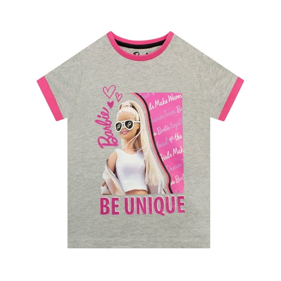 Barbie Girls Short Sleeve T-shirt Sizes 3T-10