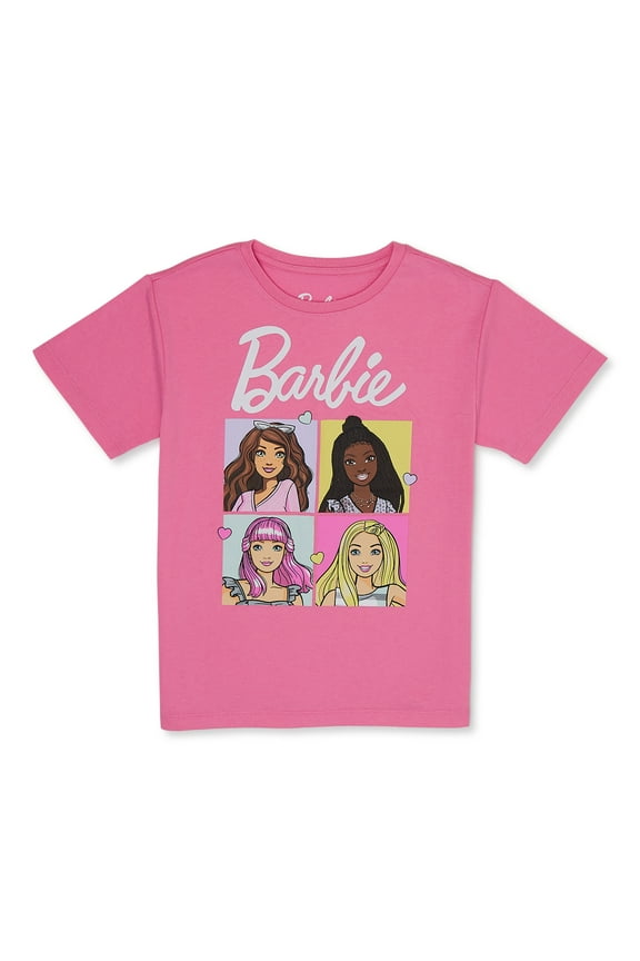 Barbie Girls Short Sleeve Tee, Sizes 4-16