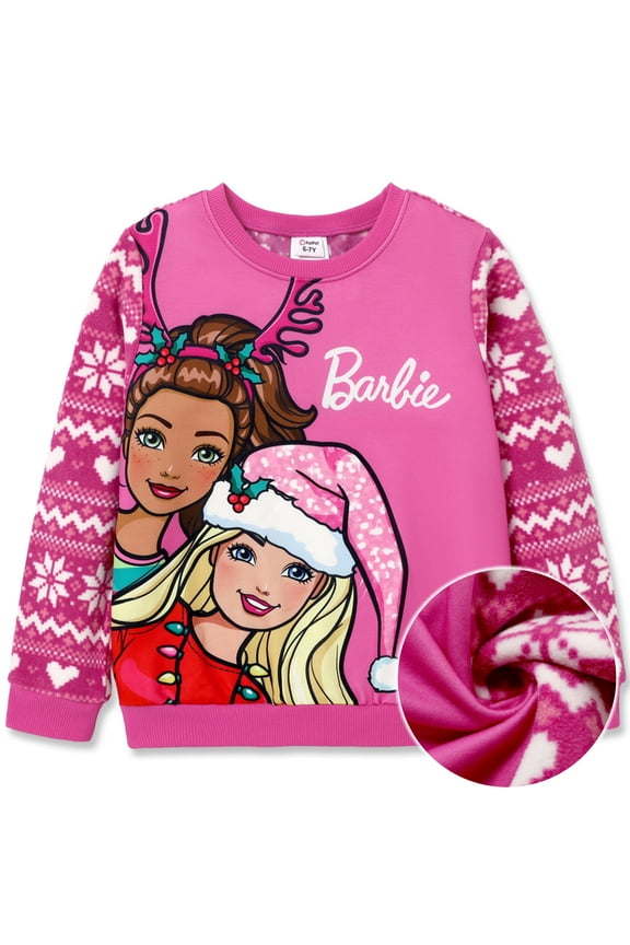 Girls Sweatshirt Graphic Ugly Christmas Pullover Crewneck Fleece Sweater Sizes 9-10 Years