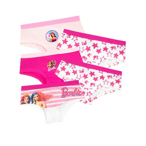 Barbie Girls Underwear Pack of 5 Multicolor Sizes 6 - 12