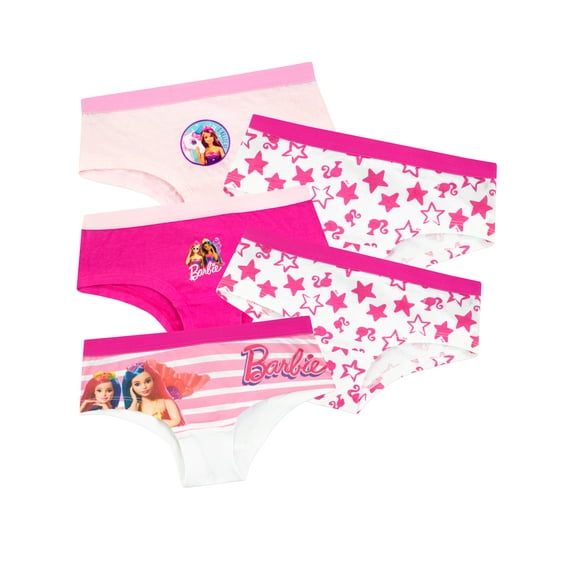 Barbie Girls Underwear Pack of 5 Multicolor Sizes 6 - 12