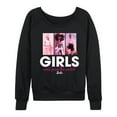 thumbnail image 1 of Barbie - Girls Will Save The World - Women's Lightweight French Terry Long Sleeve Shirt, 1 of 4
