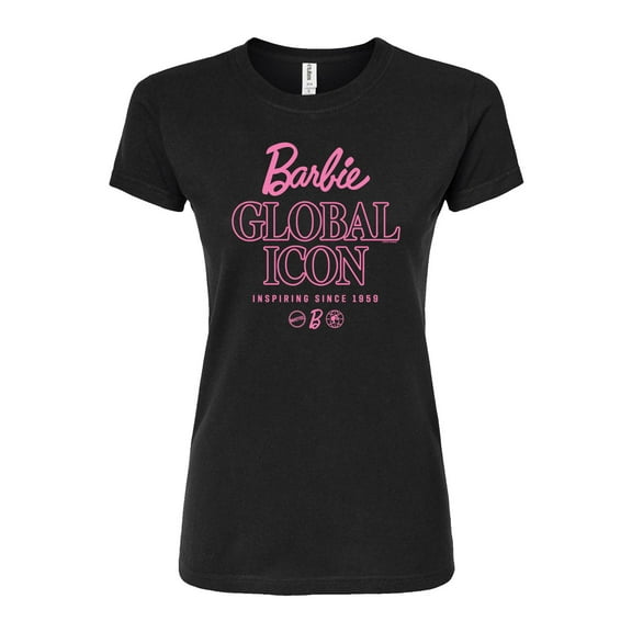 Barbie - Global Icon - Juniors Fitted Graphic T-Shirt