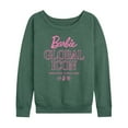 thumbnail image 1 of Barbie - Global Icon - Women's French Terry Long Sleeve Shirt, 1 of 4