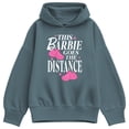 thumbnail image 1 of Barbie - Goes The Distance - Women's Oversized Fleece Hoodie Sweatshirt, 1 of 3