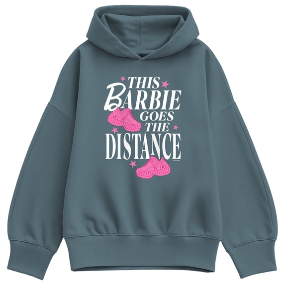 Barbie - Goes The Distance - Women's Oversized Fleece Hoodie Sweatshirt
