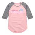 thumbnail image 1 of Barbie - Greetings From Barbie Land - Toddler & Youth Girls Raglan Graphic T-Shirt, 1 of 5