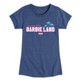 thumbnail image 1 of Barbie - Greetings From Barbie Land - Toddler & Youth Girls Short Sleeve Graphic T-Shirt, 1 of 5
