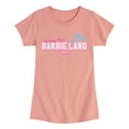 thumbnail image 1 of Barbie - Greetings From Barbie Land - Toddler & Youth Girls Short Sleeve Graphic T-Shirt, 1 of 6