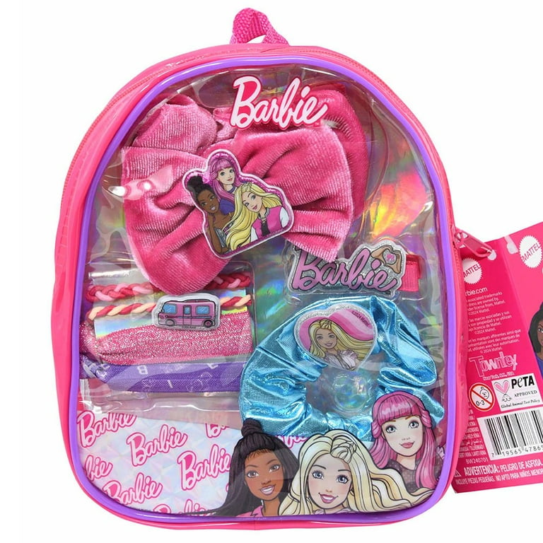 Barbie Hair Accessories in Mini Backpack