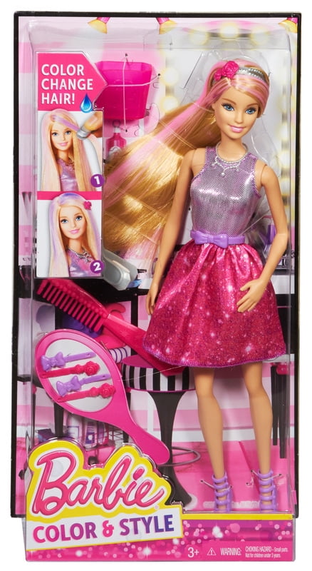 Barbie Hair Color and Style Doll
