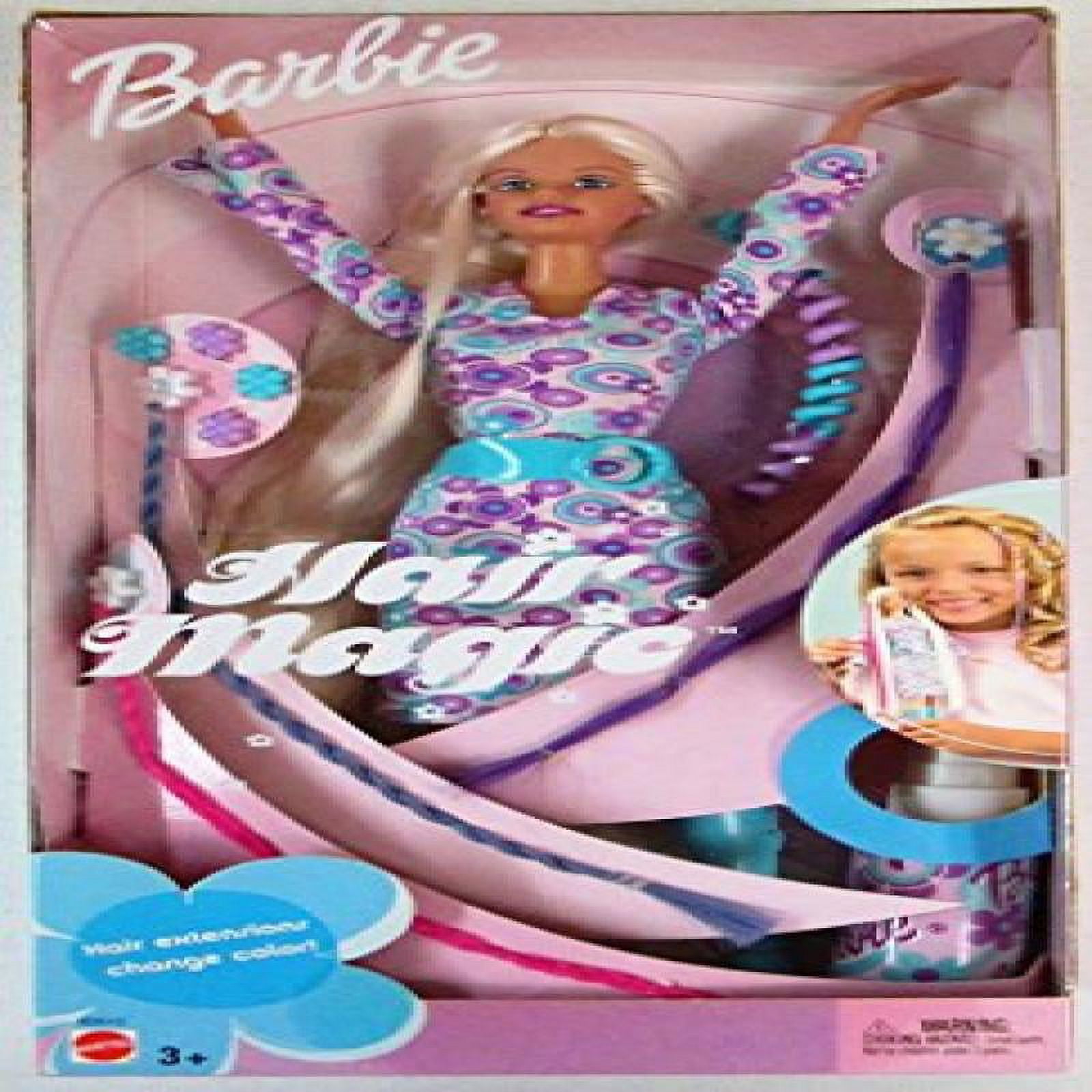 Barbie Hair Magic Doll 2002 Mattel B2813 - Walmart.com