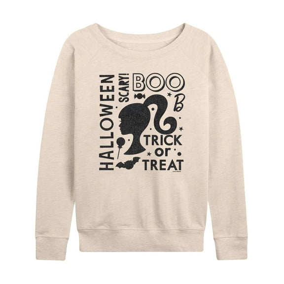 Barbie - Halloween Collage - Women's Lightweight French Terry Long Sleeve Shirt