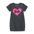 thumbnail image 1 of Barbie - Hand Painted Heart - Toddler And Youth Girls Fleece Dress, 1 of 3